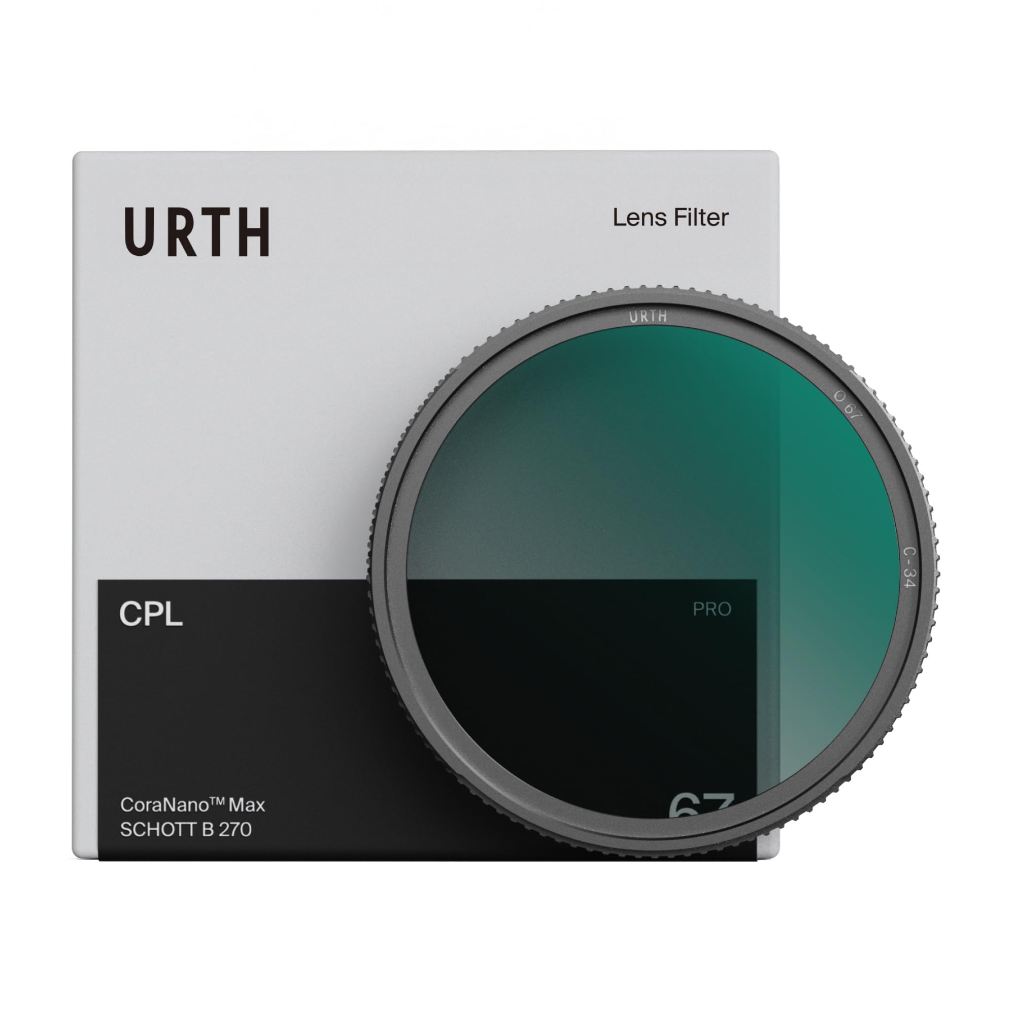 Urth Light 82Mm Circular Polarising (Cpl) Lens Filter (Pro) - Professional-Grade Ultra-Slim, Advanced Nano Multi-Coated Polarisation For Camera Lenses