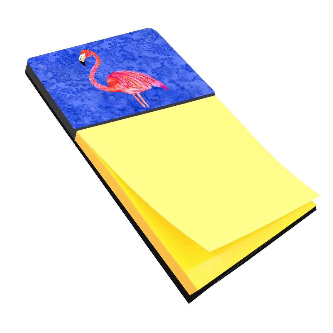 Caroline's Treasures 8685SN Flamingo Refillable Sticky Note Holder or Postit Note Dispenser, 3.25 by 5.5