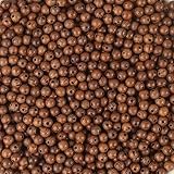 DAHI Perlen holzperlen ca. 800pcs Holz perlen 6mm bastelnperlen für DIY Schmuck Herstellung (6mm)