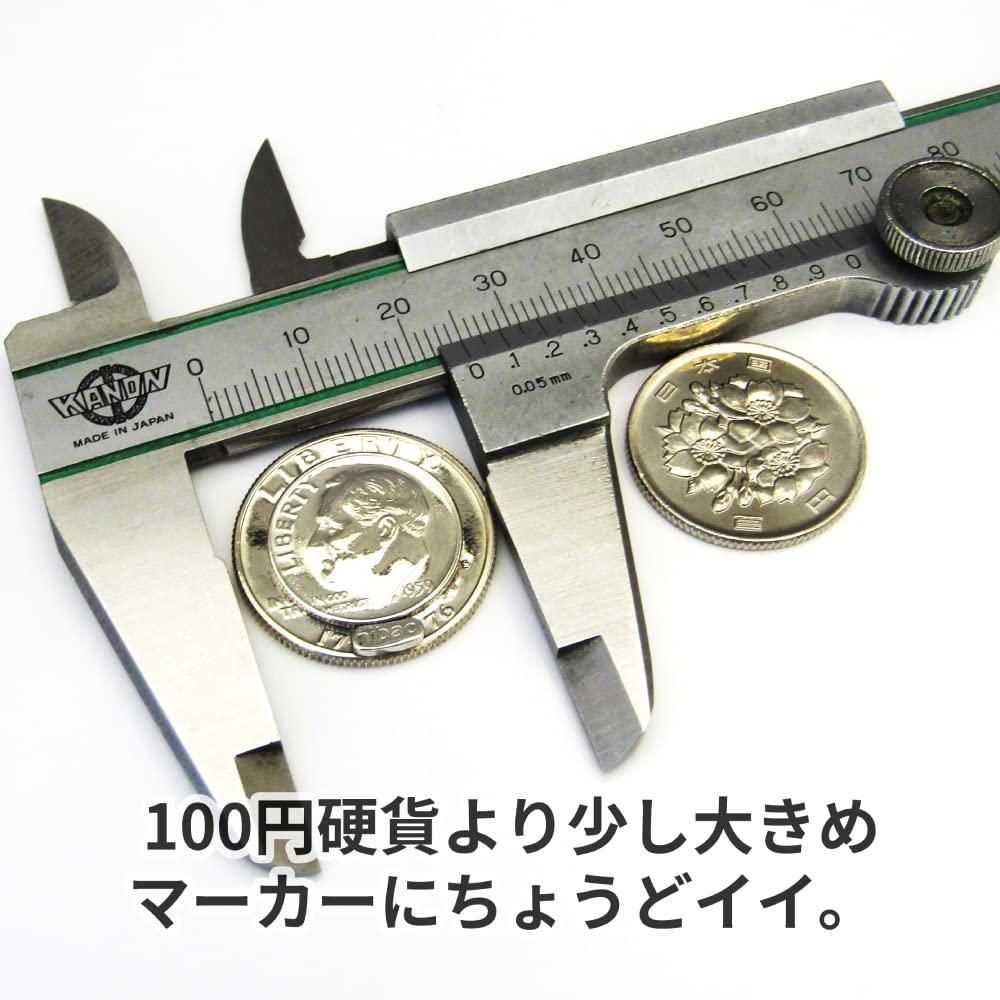 Amazon | 誕生日プレゼント ゴルフマーカー 1958年 誕生年 コイン 女性 男性 ボールマーカー | シルバースミス・ニバック |  ゴルフマーカー