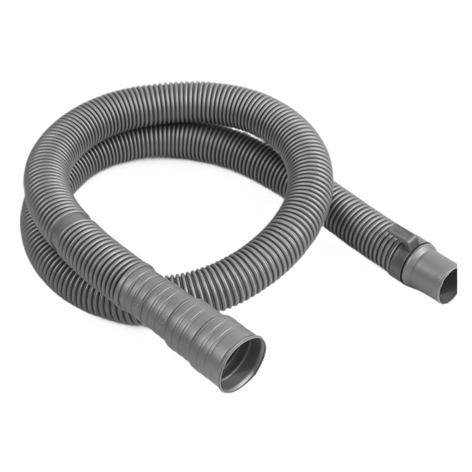 Jweinenl Grey 1.2M Eva Generic Washer Washing Machine Waste Water Drain Hose Pipe 4Ft Gray Washing Machine Hose(Grey 1.2M Eva)