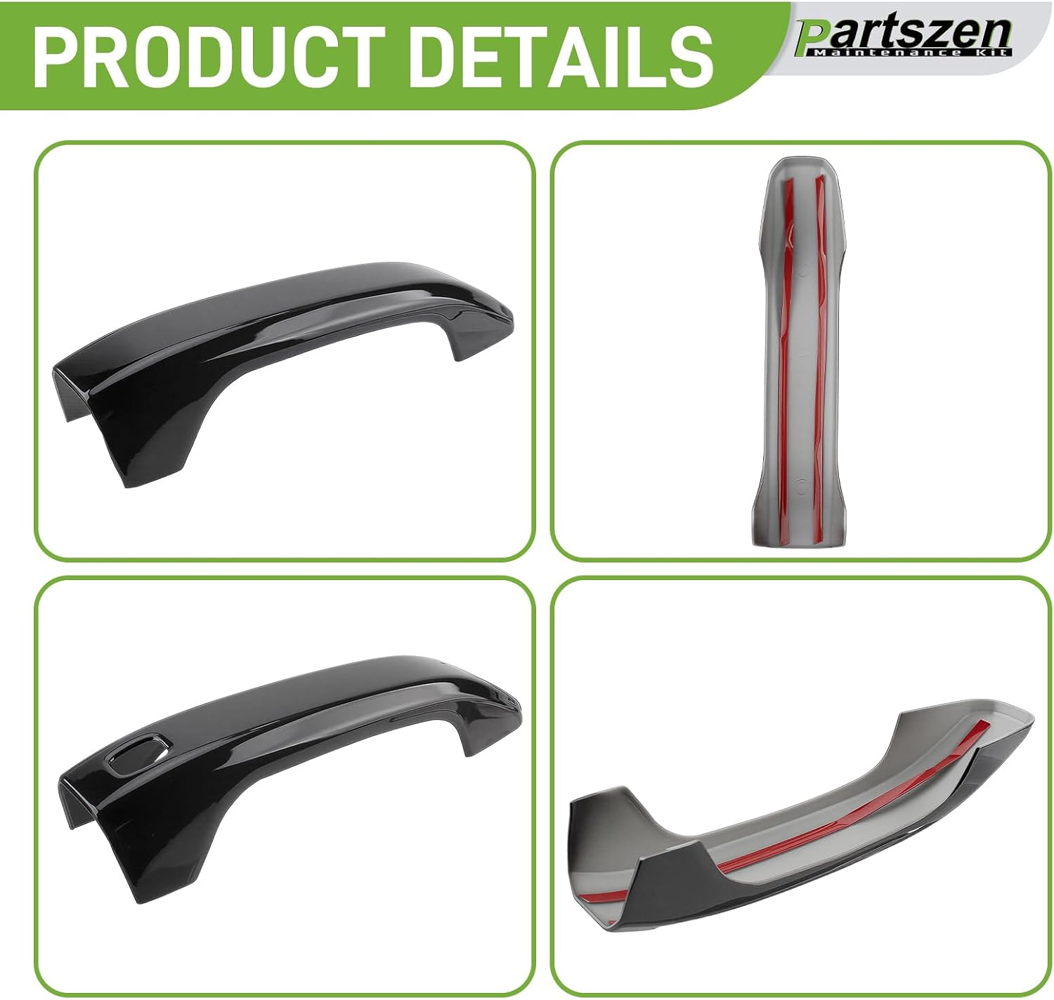 Door Handle Cover Fits Gloss Black for GMC Sierra 1500 2500HD 3500HD Sierra 1500 Limited 2019-2023