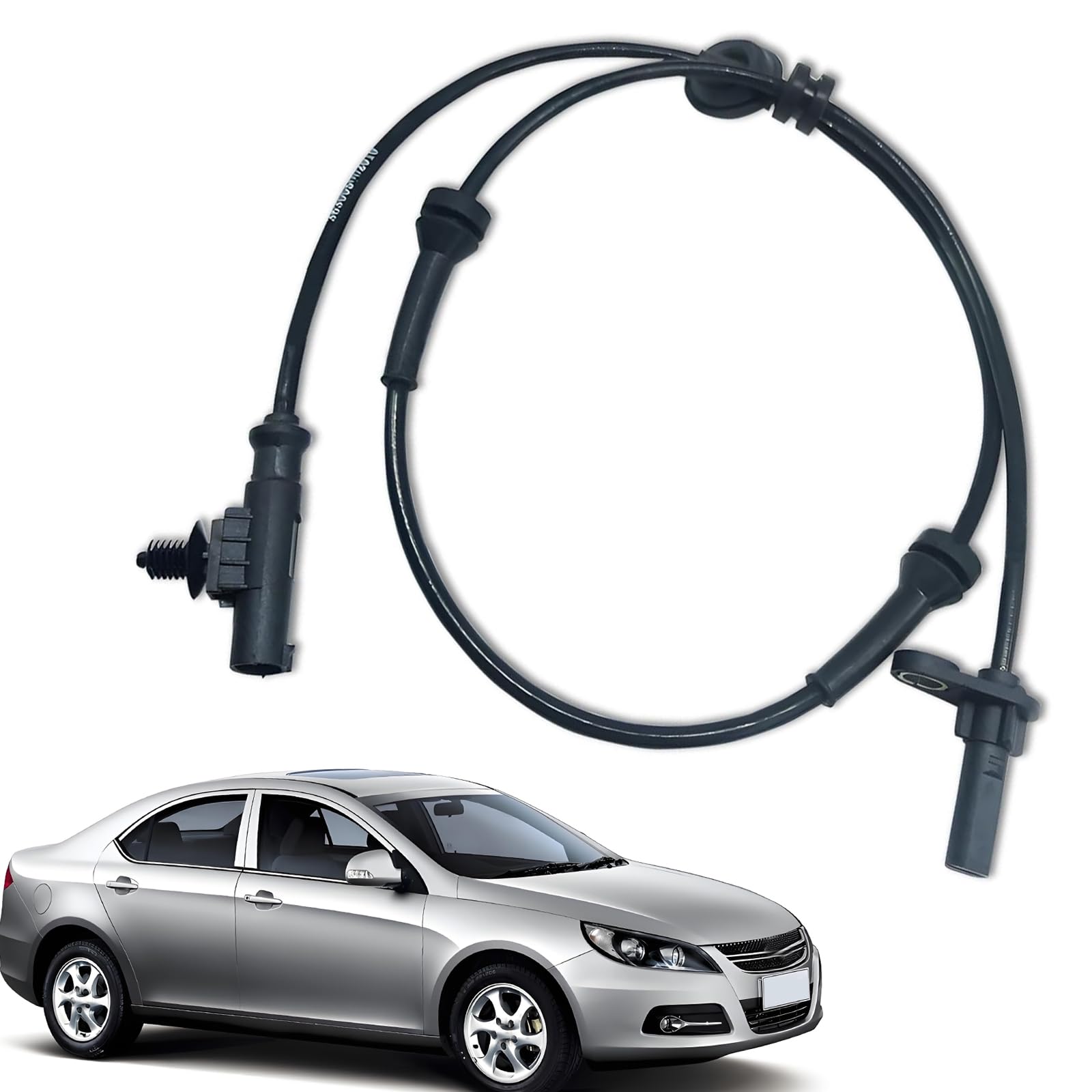 ABS Wheel Speed Sensor, Sensitive Response Anti-Lock Brake System Sensor, High Temperature Resistant Standard Fit Original Replacement 3630050U2010, Compatible with Heyue Models (Black)-image-38