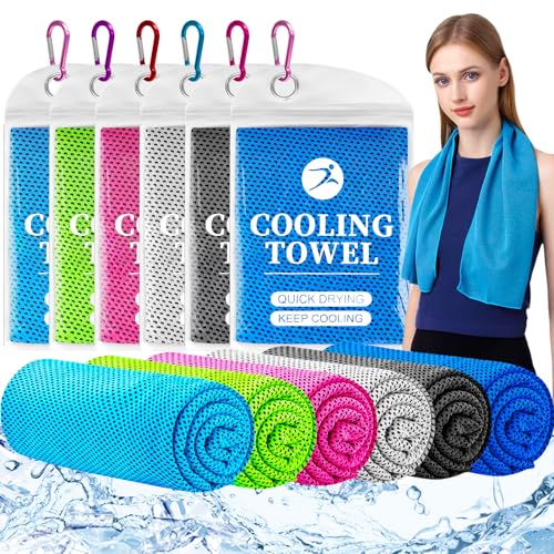 6 Pack Cooling Towels for Neck and Face 47