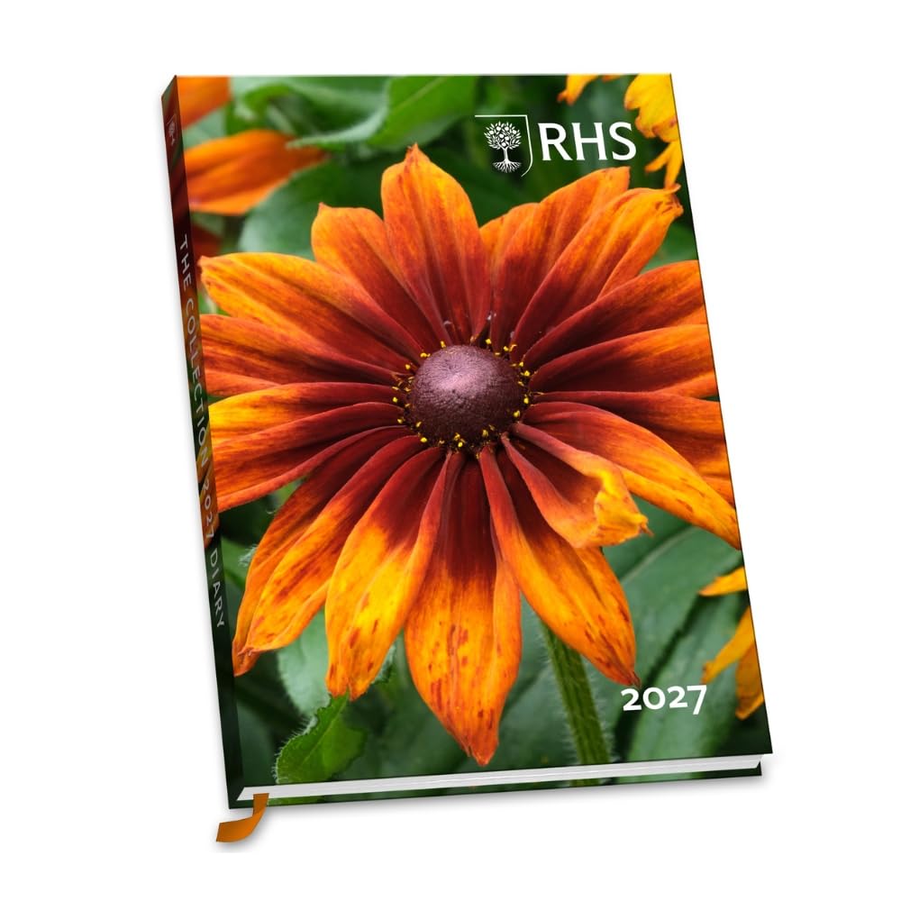 RHS 2027 A5 Diary Official Licensed Royal Horticultural Society Diary, Week-to-View Layout, A5 Format, Beautiful Garden Photography, Daily Planner for Gardening Lovers