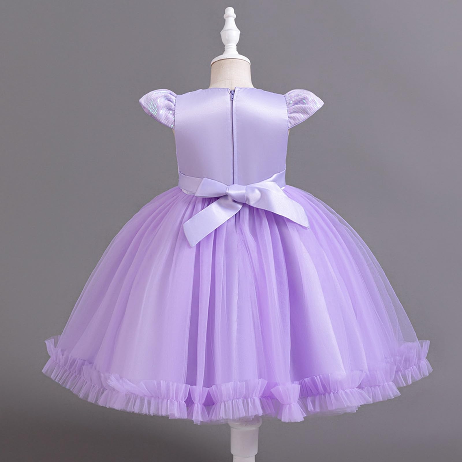 Générique Jupe en Tulle Fille Robe Lumineuse Enfants Tutu Ballet Rose Noir Rouge Costume Enfant Carnaval Vintage Années 50 Déguisement De Fête pour Les Filles 2-8 Ans