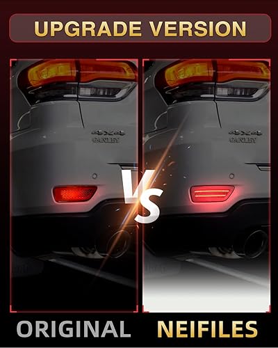 Miniatura 4 de NEIFILES Luces reflectoras LED para parachoques trasero compatibles con Jeep Compass 2011-2017, montaje de luz antiniebla para Grand Cherokee