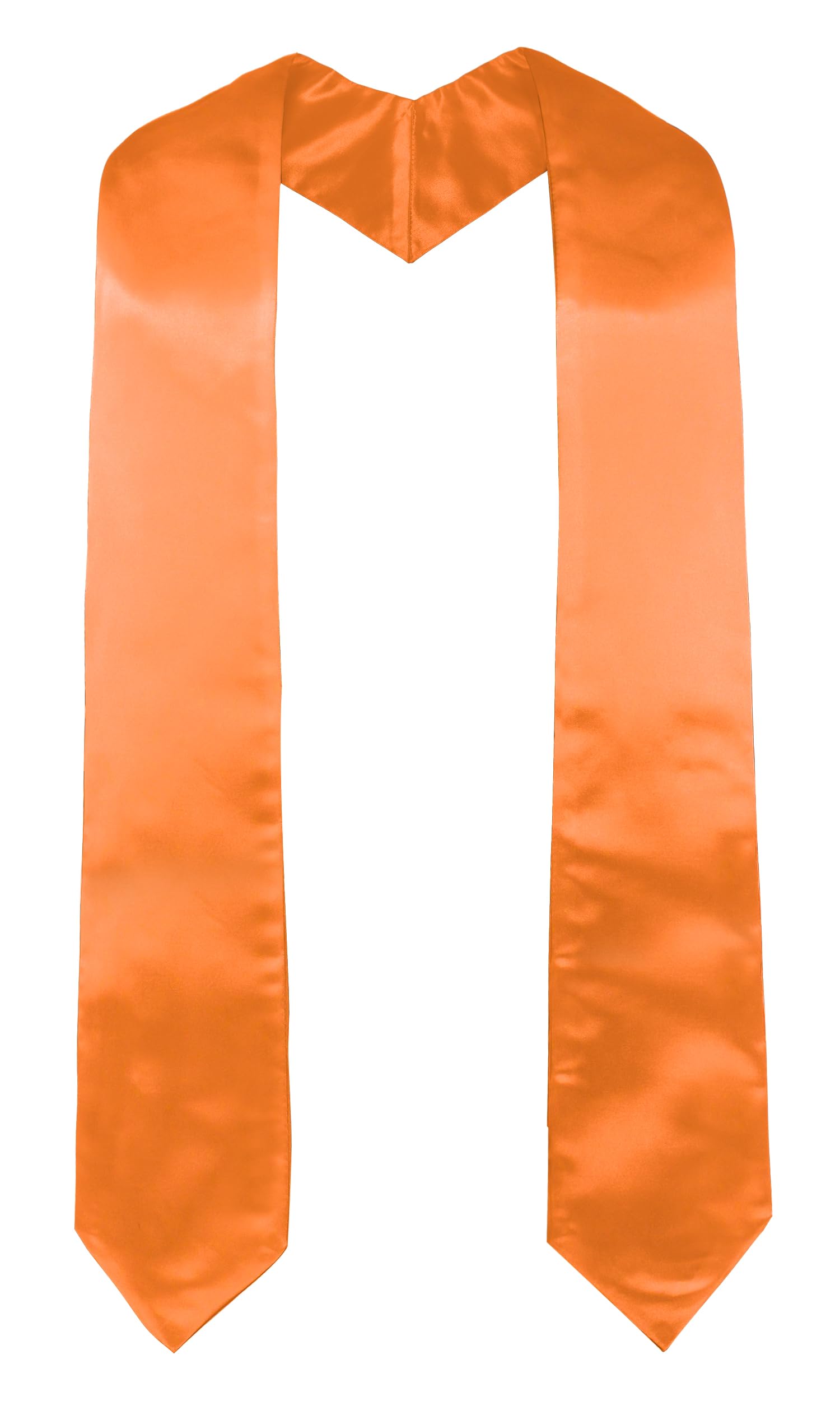 Graduatepro Men's Orange Graduation Stole Choral Clergy Sash For School/Church Ceremony 60" Long