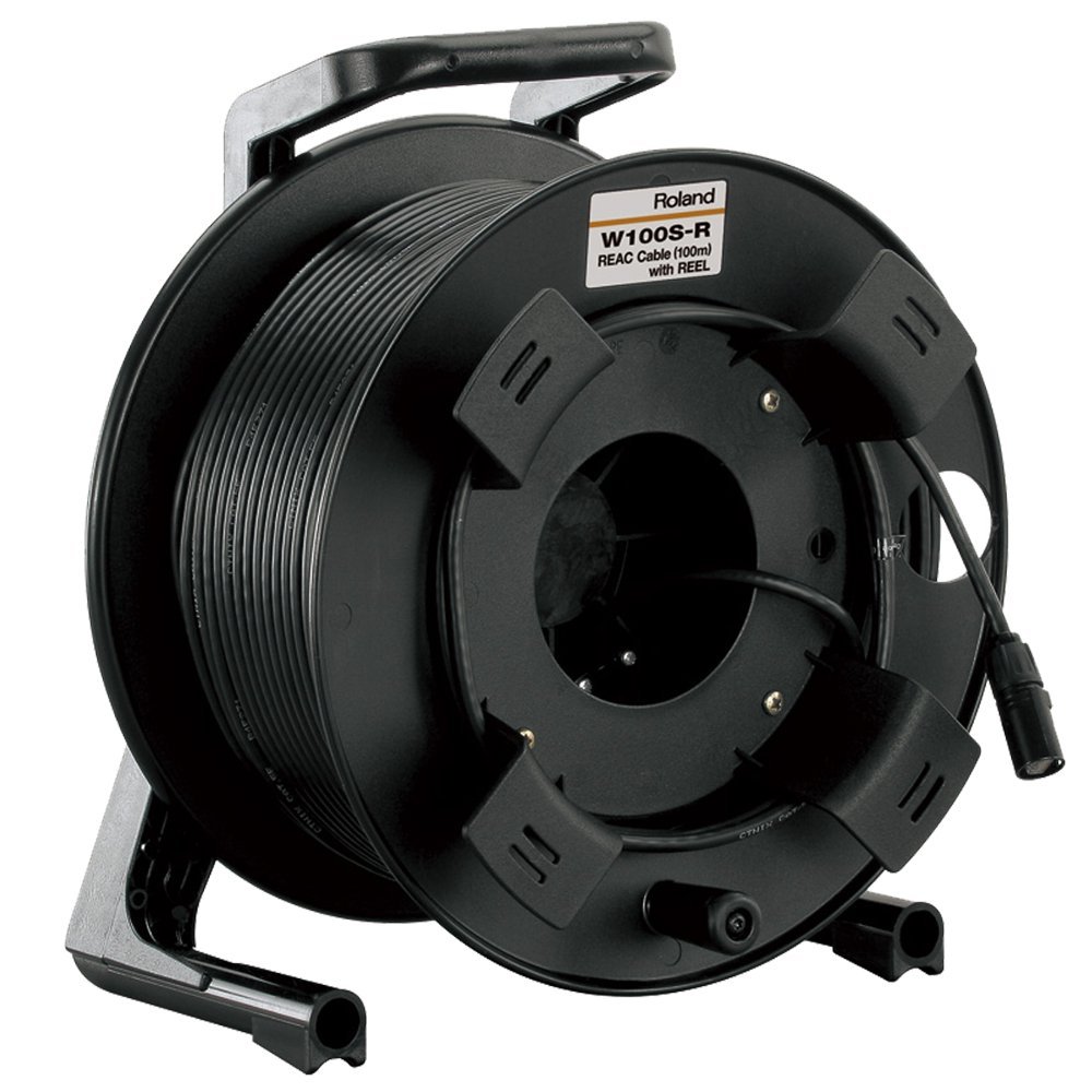 Amazon.co.jp: ROLAND ローランド W100S-R REAC Cable and Reel リール