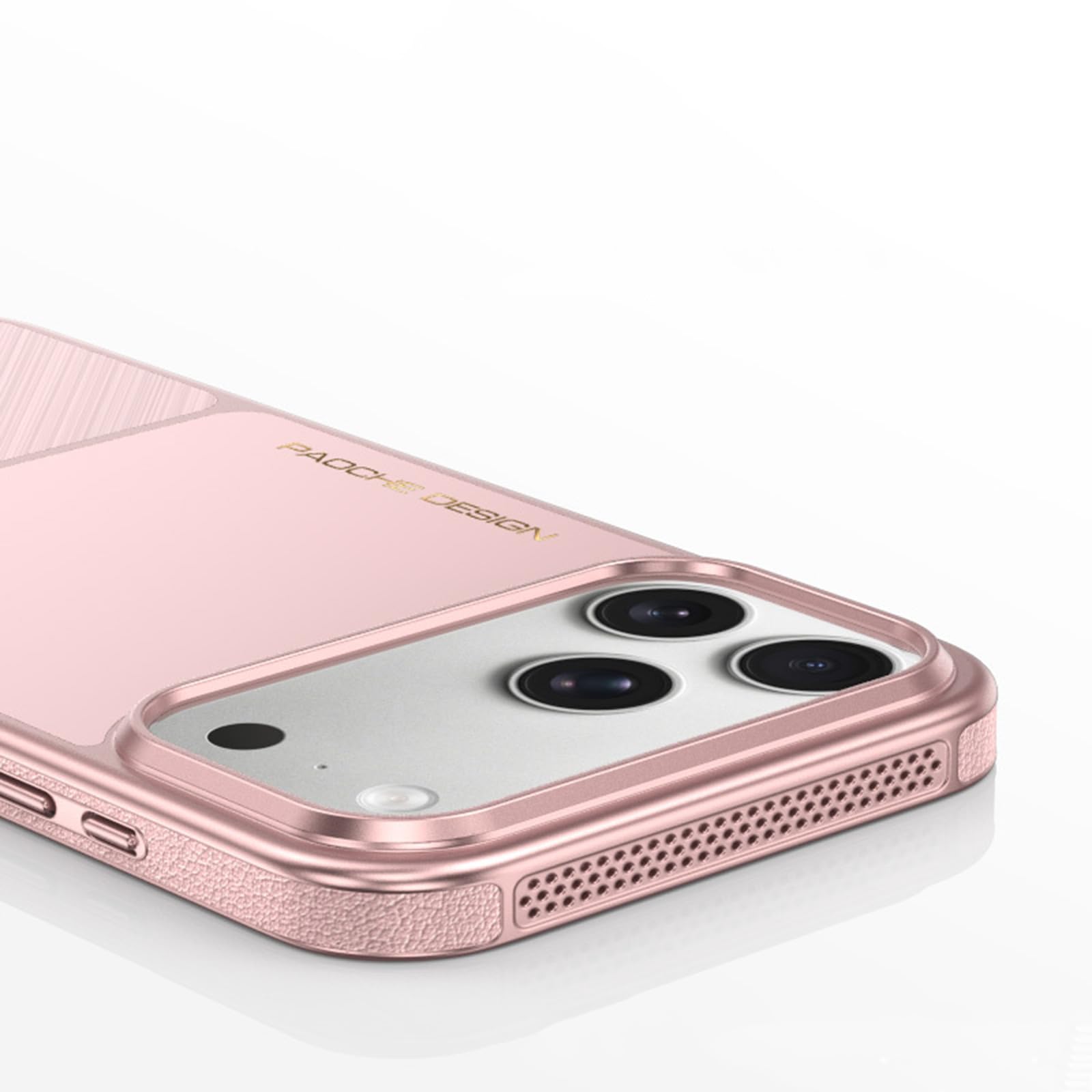 Magnetisch Hülle für iPhone 17 Pro Max/17 Pro/17, Leichte Luxus Gefrostet rutschfeste Schutzhülle Unterstützt Drahtlose Aufladung Handyhülle,Schwarz,17