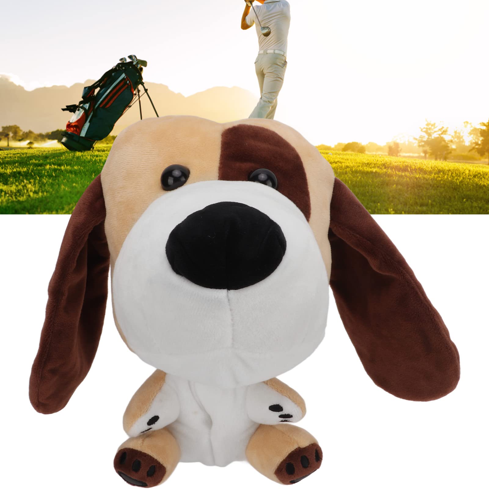 Plüsch -Stoff Golf Club Kopf Cover kreatives Tierdesign Weicher Stoffschutz für Golfer Tierliebhaber langlebige leichte 137g