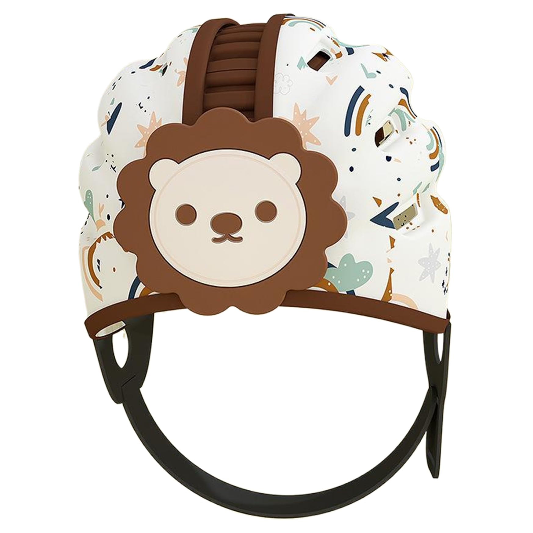 Casque de bébé pour ramper sans bosses, léger, protecteur de tête pour bébé, réglable, respirant, coussin doux, casque sécurité pour tout-petits 6 à 24 mois.