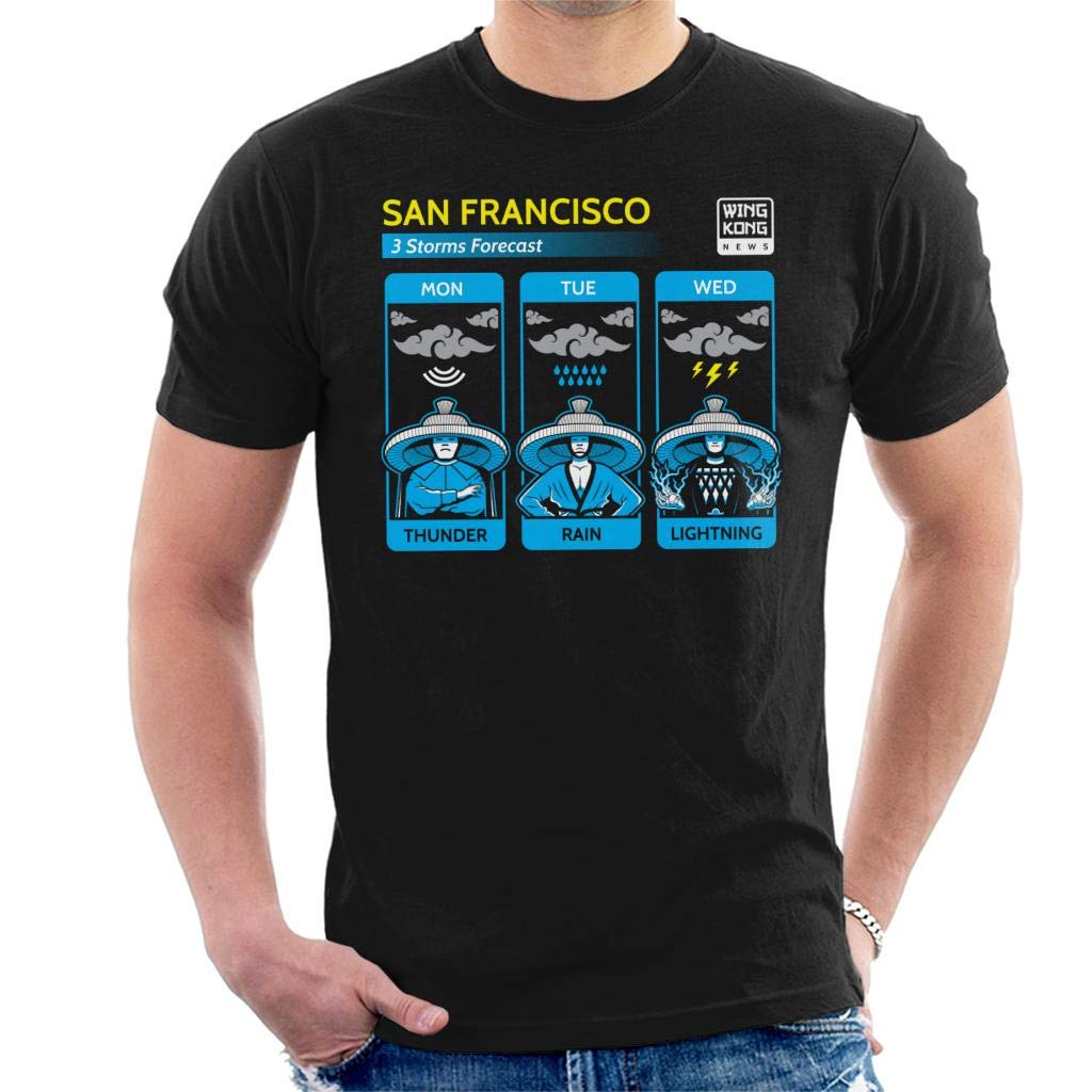 Cloud City 7 Men's Black Big Trouble In Little China Three Storms T-Shirt