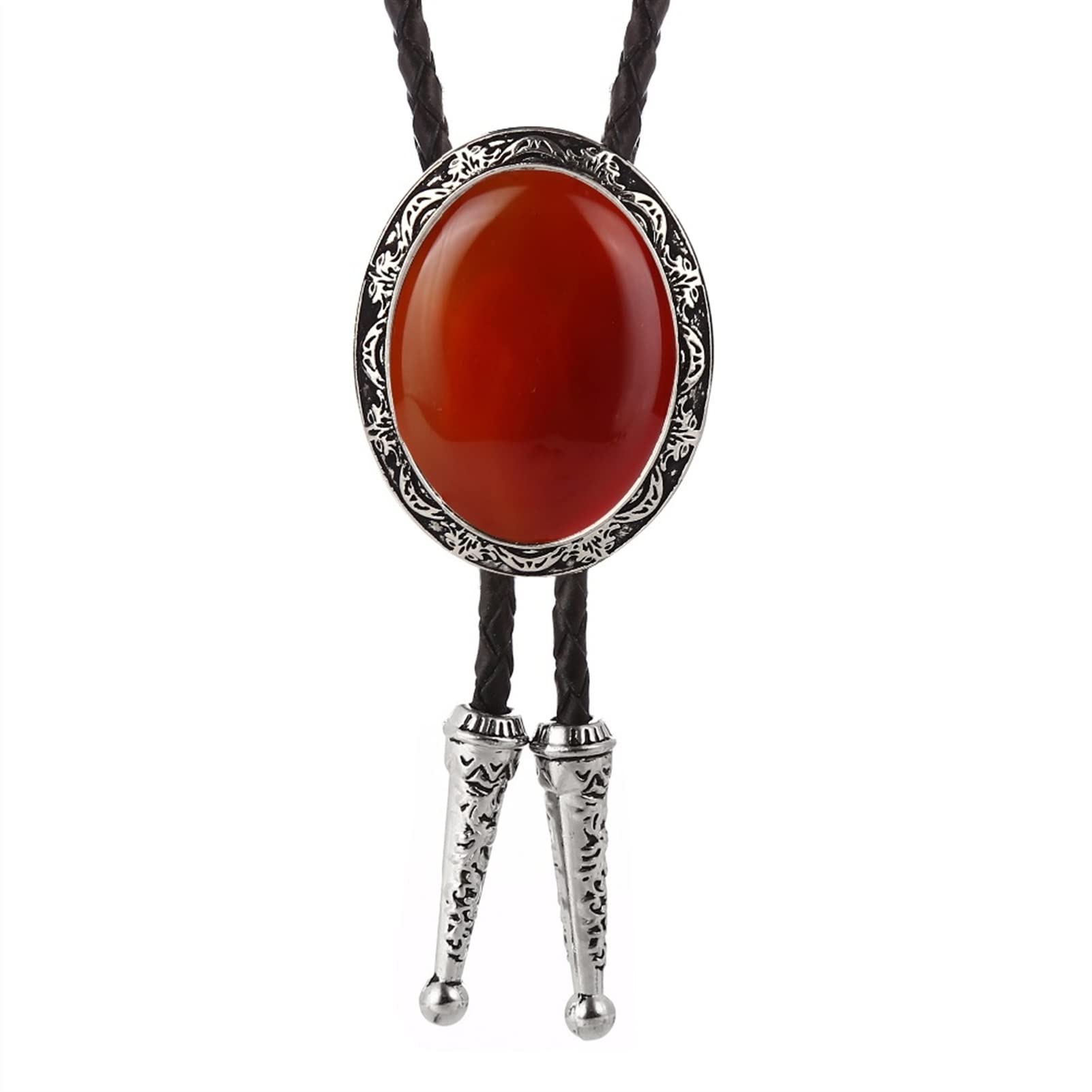 Fahoujs Collier Western Fait à La Main Avec Incrustation De