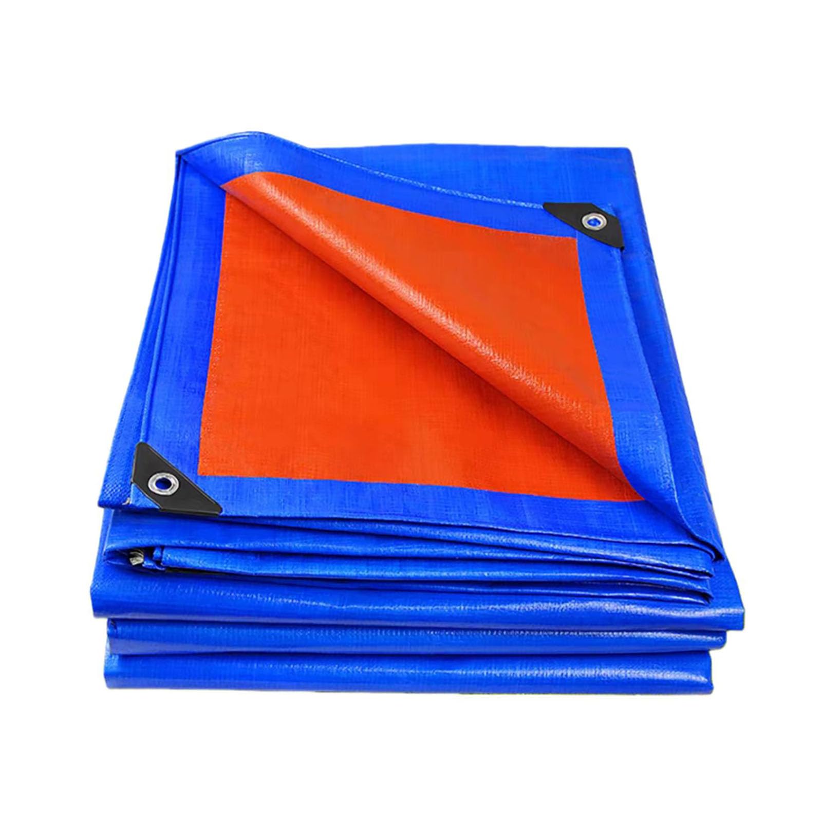 Lona de protección universal impermeable azul de 100x460 cm para leña