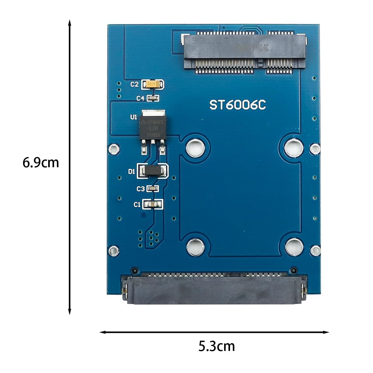 Namvo Ultracienki mini PCI-E MSATA na SATA 3.0 MSATA na 2,5-calow? kart? adaptera SATA3