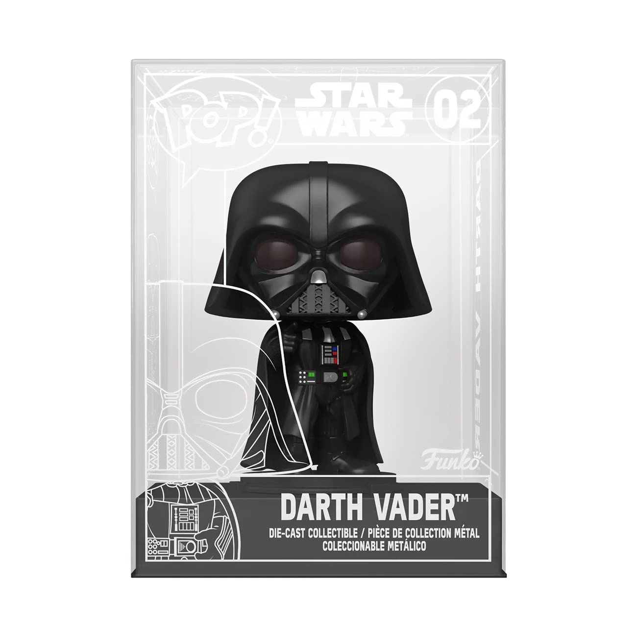 Funko Pop! Die-Cast Star Wars Darth Vader Funko Shop Exclusive Figure #02