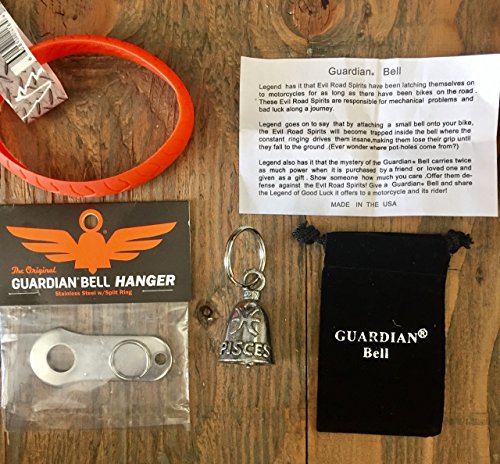 Kit Guardian Bell Poissons Zodiak cadeau motard idéal avec bracelet zodiaque