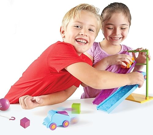 Miniatura 7 de Juego de actividades de Learning Resources STEM Fuerza y Movimiento, 20 piezas