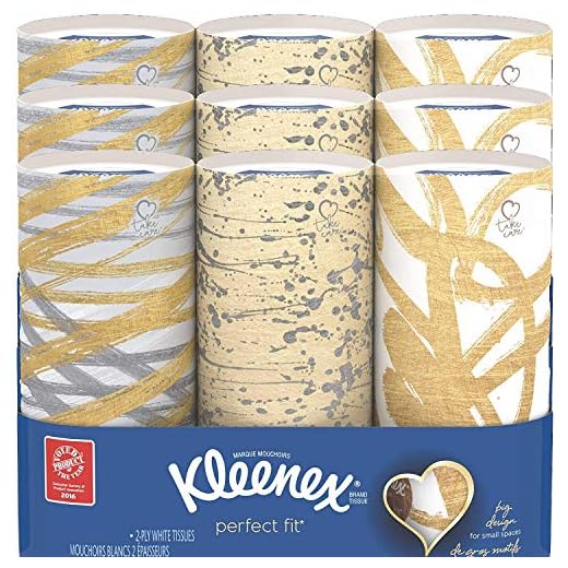 Kleenex Perfect Fit Facial Tissue, 50 Count (Pack of 9)