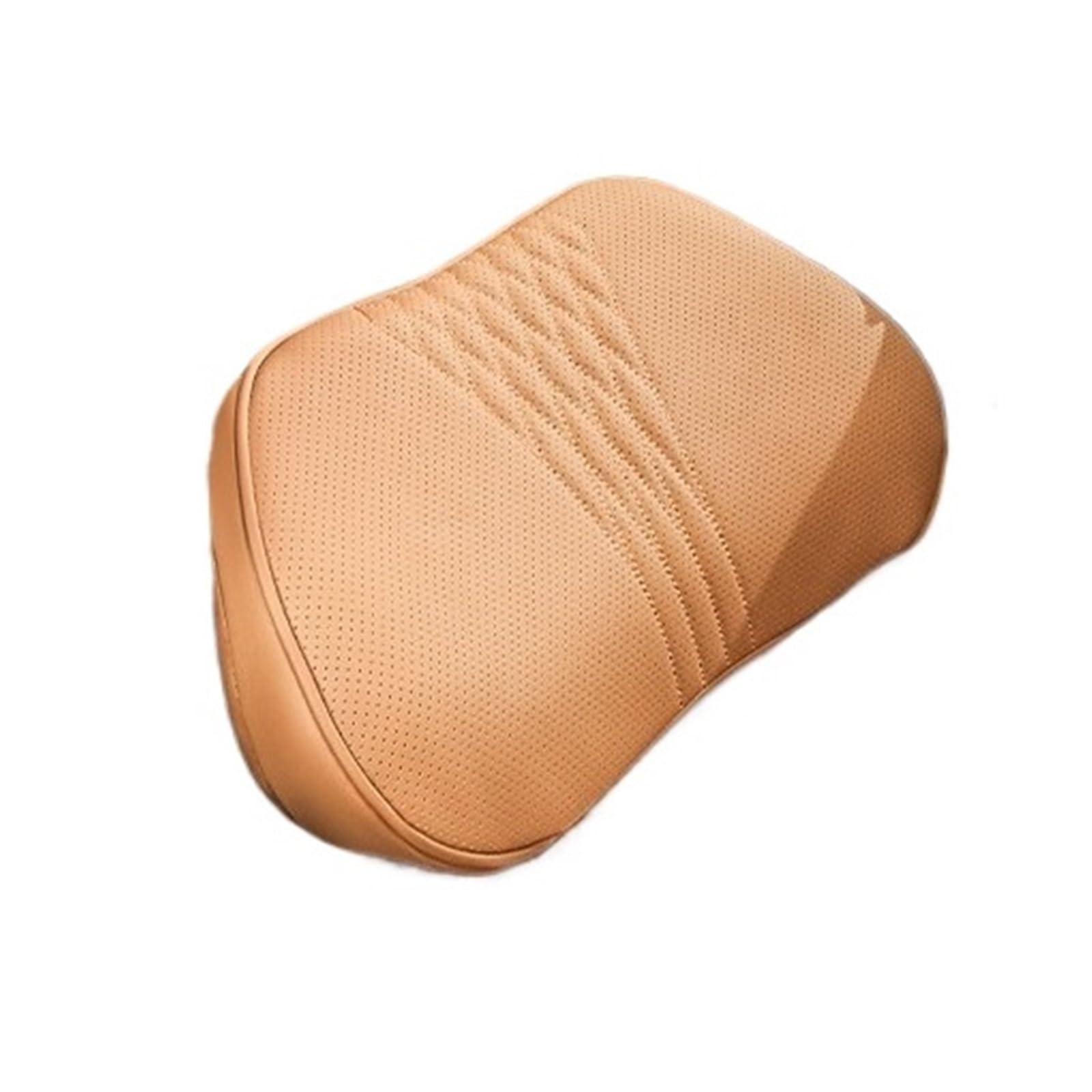 ATUMY Car Seat Pillow Soft Memory Foam Car Neck Pillow Set Headrest Lumbar Seat Accessories Support Car Headrest(Chestnut - waist)
