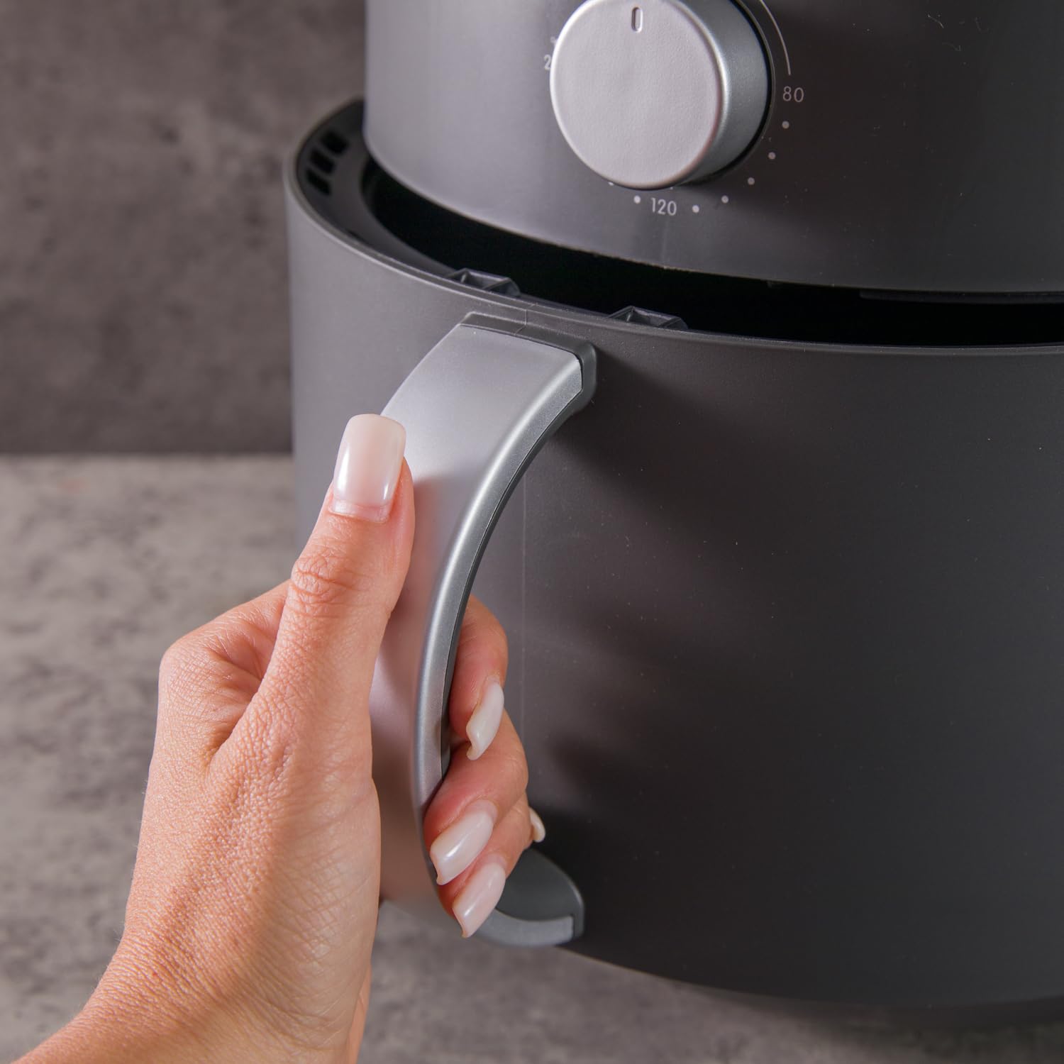KASANOVA Frytkownica powietrzna 5,5 l 1400 W szara