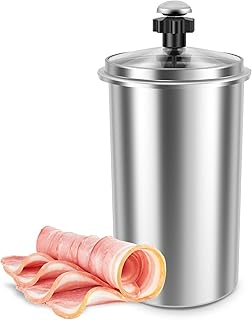 Ham Maker Stainless Steel Meat Press Cooker with Thermometer Heat Resistant Ham Press Maker Multipurpose Deli Meat Press for Home and Commercial Use(silver)
