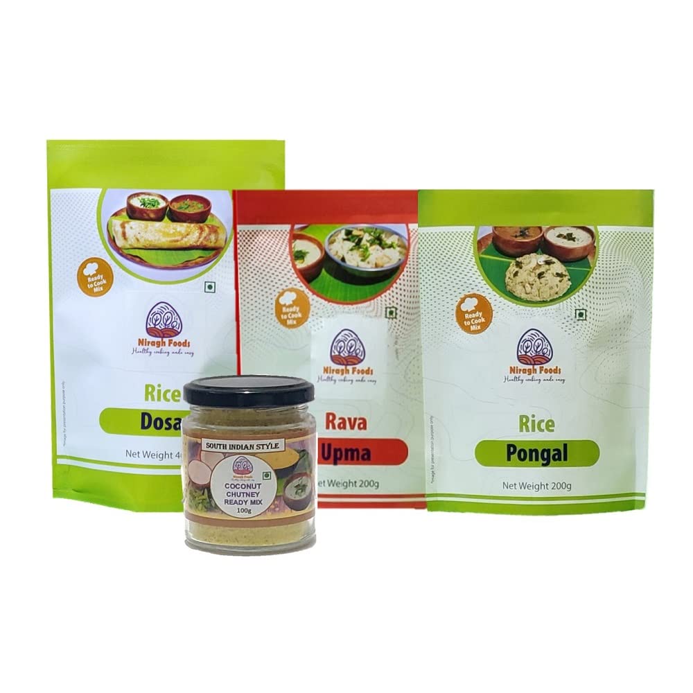 Buy Niragh Foods Instant Traditional Breakfast Mix Combo 900g (Pack of ...