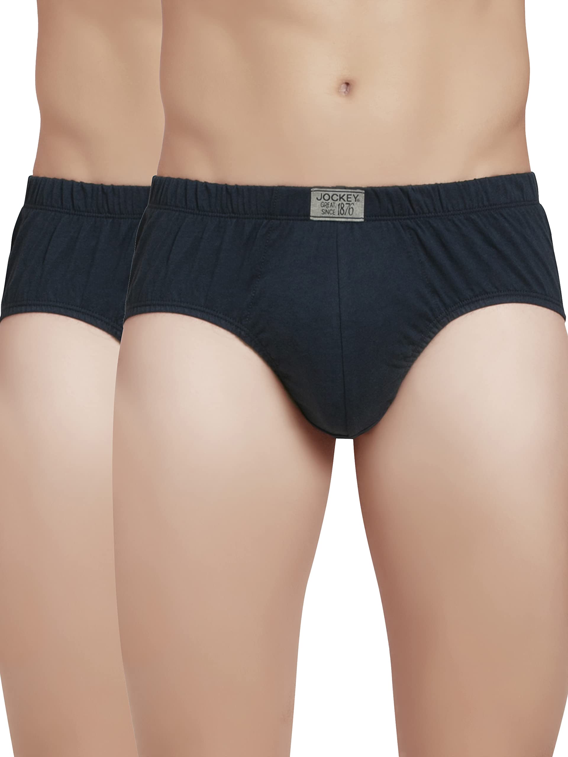 Men's Super Combed Cotton Poco Briefs with Durable concealed waistband (Pack of 2) 8035_Navy_XL-image-47