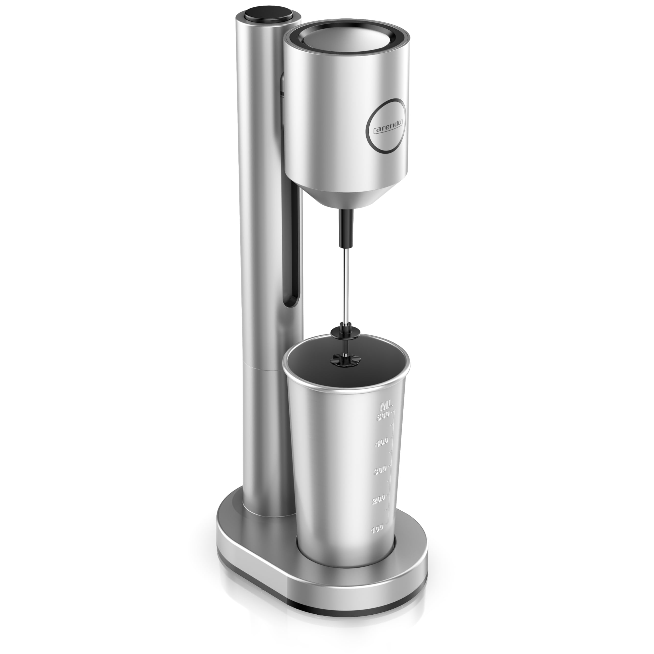 Arendo - Drink Mixer - Eiweiß Shaker - Getränkemixer - elektrischer Standmixer - 500 ml Becher - 22.000 U min - 2 Geschwindigkeitsstufen - Fitness Protein Drinks Smoothies Milchshakes Cocktails