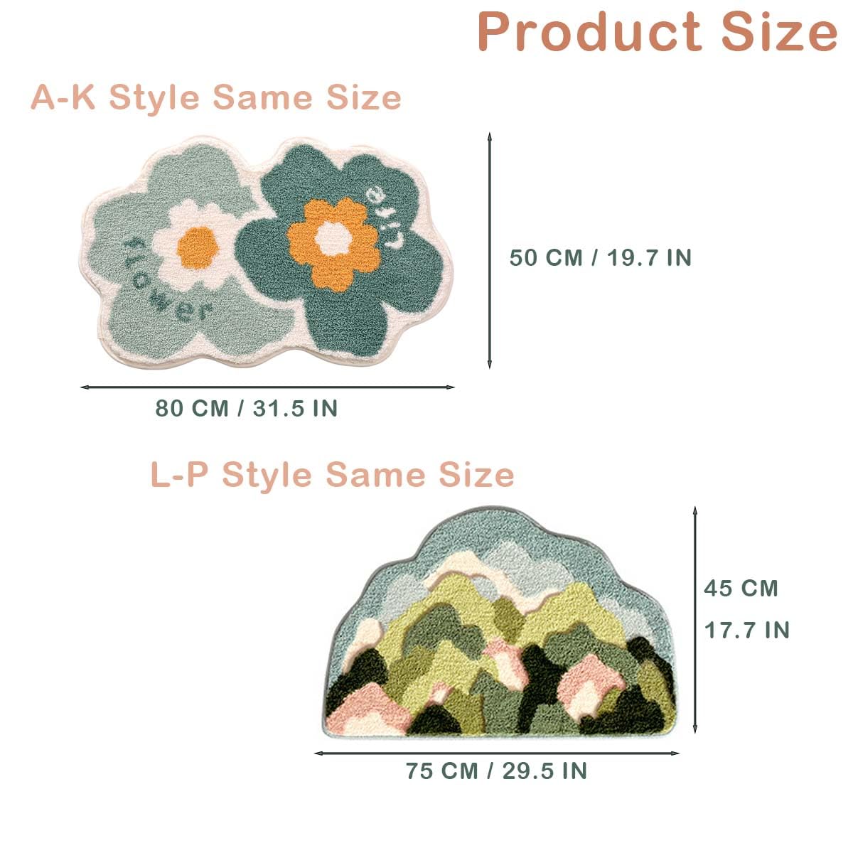 Tappeto da bagno a forma di fiore, morbido, accogliente, floreale, erba, muschio, funky shaggy, antiscivolo, soffice e assorbente, lavabile in lavatrice, zerbino per bagno, vasca e doccia, tappeto Tappeto da bagno a forma di fiore, morbido, accogliente, floreale, erba, muschio, funky shaggy, antiscivolo, soffice e assorbente, lavabile in lavatrice, zerbino per bagno, vasca e doccia, tappeto