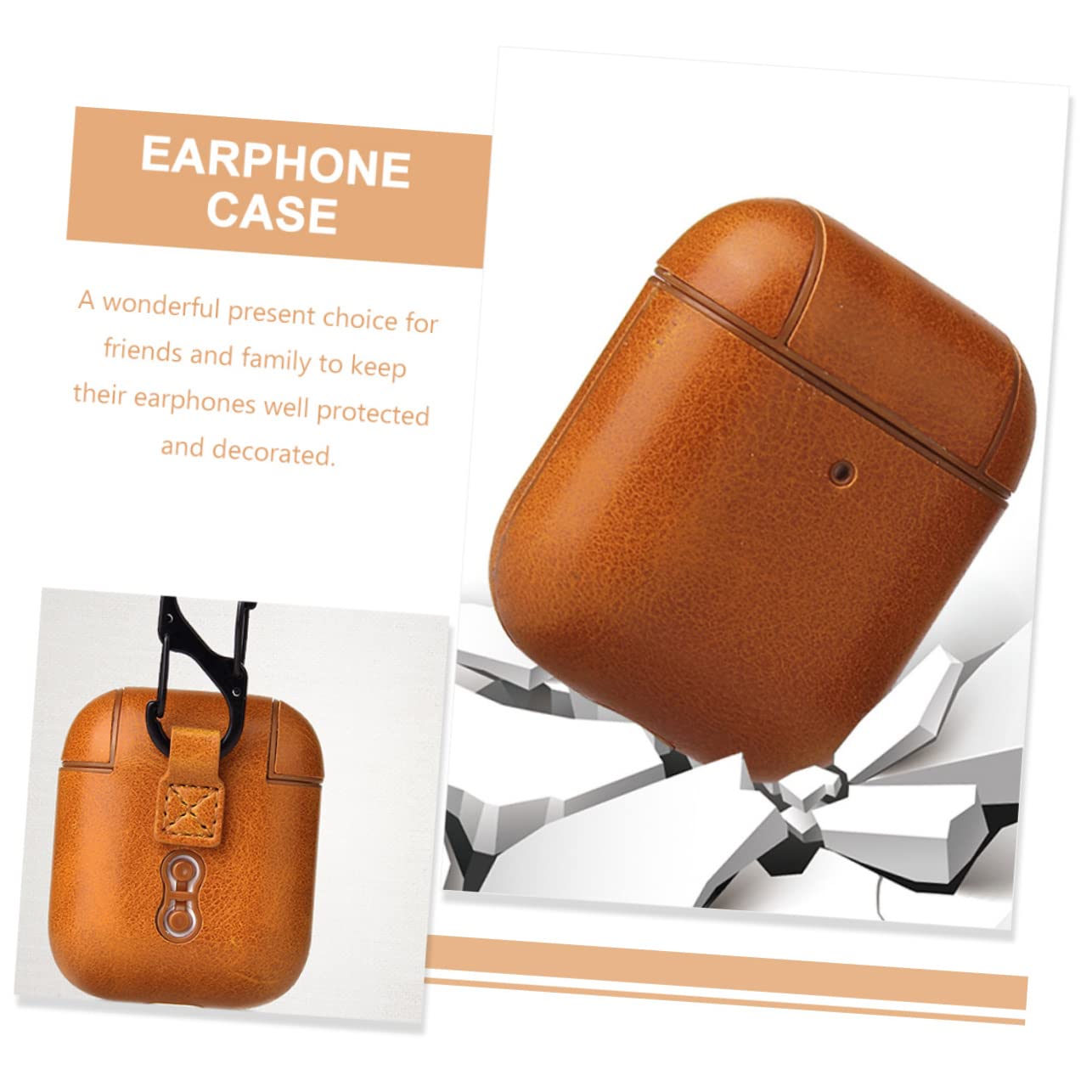 Hemobllo 5piezas Estuche Protector para Auriculares Inalámbricos Compatible Diseño Compacto y Delicado Resistente y Arañazos Acceso Fácil Al Puerto De Carga Textura