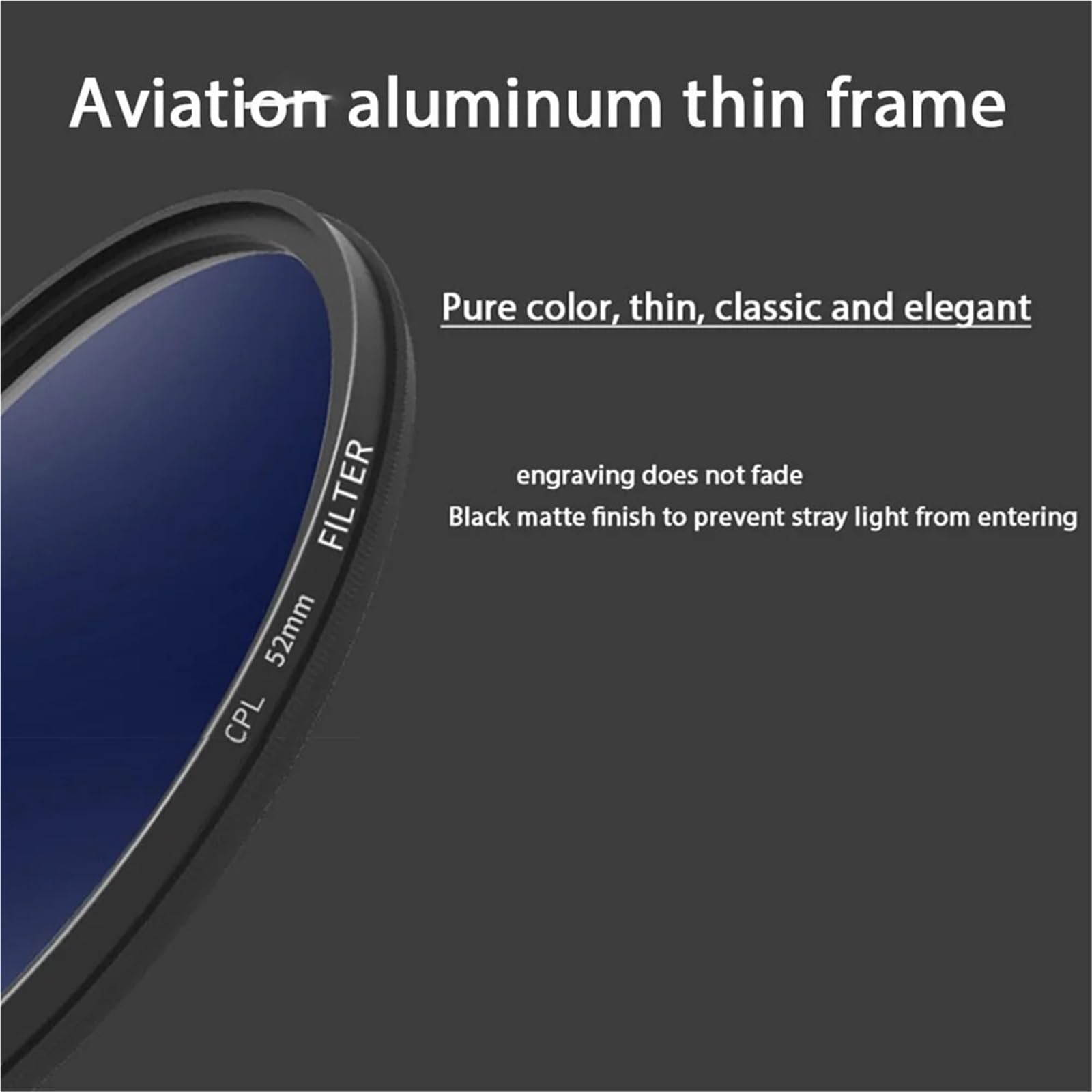 Compatibile con il filtro polarizzatore Sony CPL 37-82mm