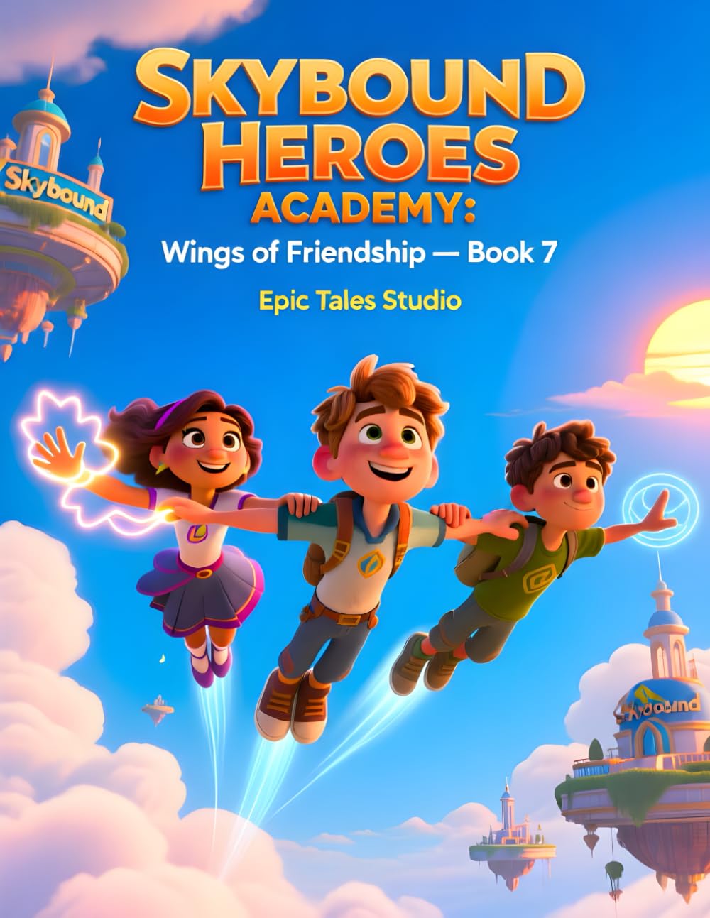 Skybound Heroes Academy: Wings of Friendship — Book 7: Heartwarming Adventure of Courage, Teamwork, and Trust