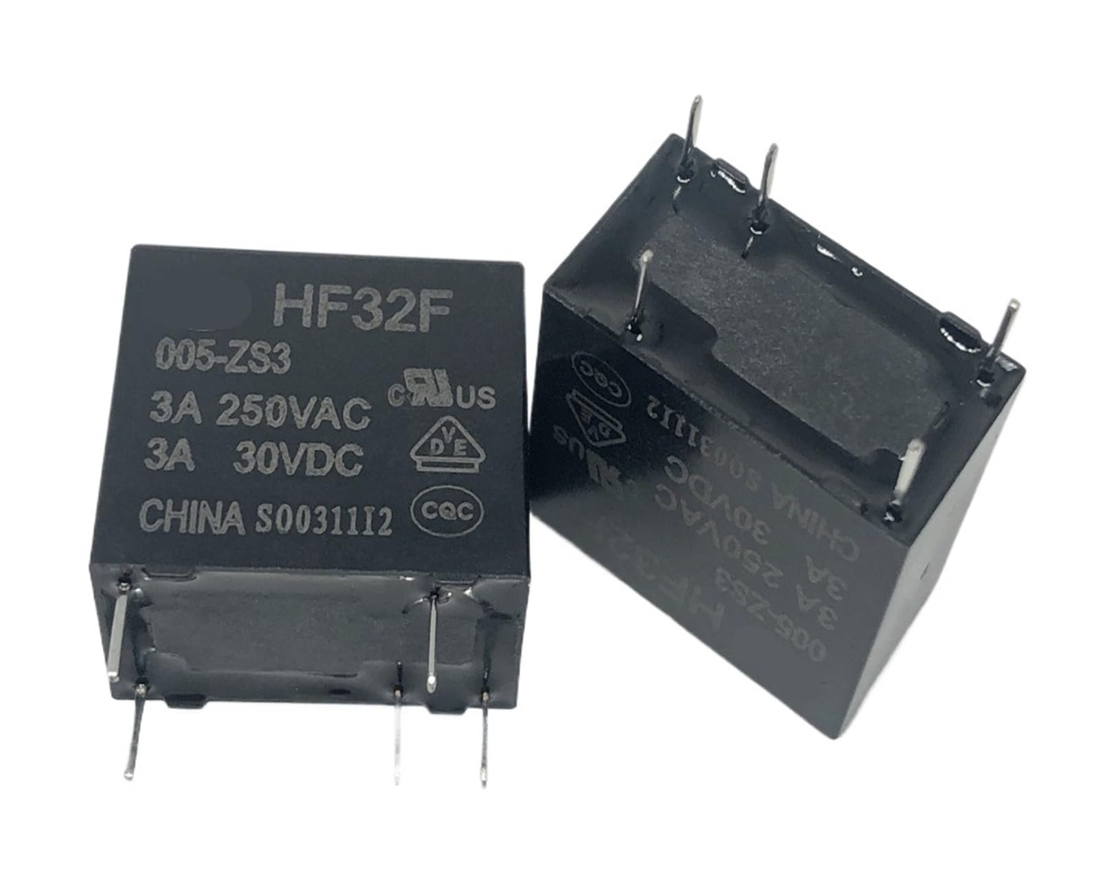 Yzwrwrmktb One Color 1Pc Hf32f 005-Zs3 5V (32F-1C-12V/5V/48V-3A) Relay 5Pins