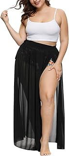 Plus Size Sarong Swimsuit Cover Ups Bikini Beach...