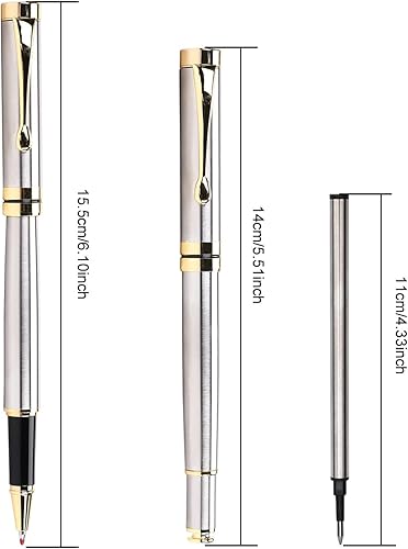 Miniatura 7 de YIVONKA Bolígrafos de lujo, el mejor juego de regalo para hombres y mujeres, profesional, ejecutivo, oficina, bonitos, caja de regalo con clase,