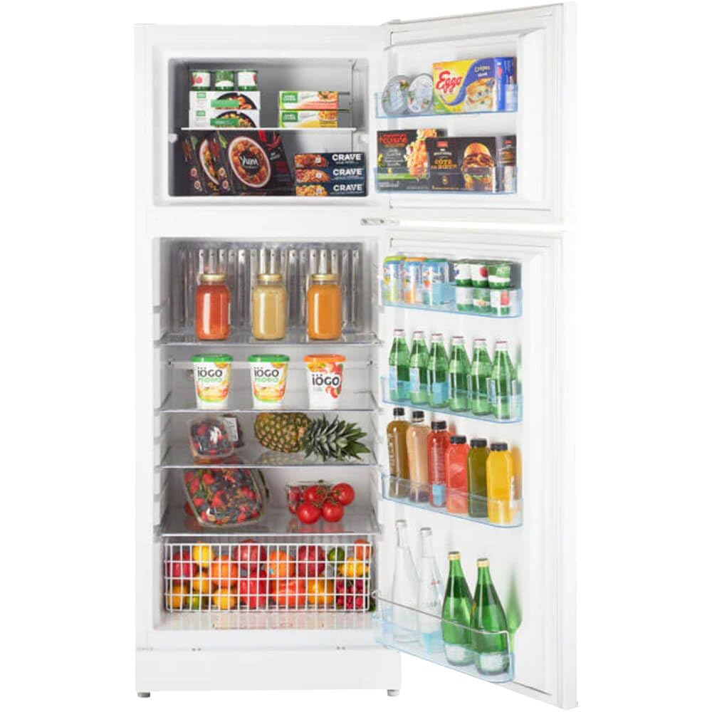 Unique Appliances Ugp-14c Sm W 14 Cu. Ft. Propane Top Freezer Refrigerator, White; Convenient Front-Mounted Controls With Removable Protective Kick Plate; Dual Power (Primary Propane, 110v Backup) on Fridge.com - View 6