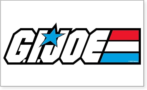 CafePress G.I. Joe Classic Logo Rectángulo Parachoques Pegatina Coche Calcomanía