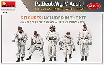 Amazon | ミニアート 1/35 ドイツ陸軍 4号戦車J型 Pz.Beob.wg. 砲兵
