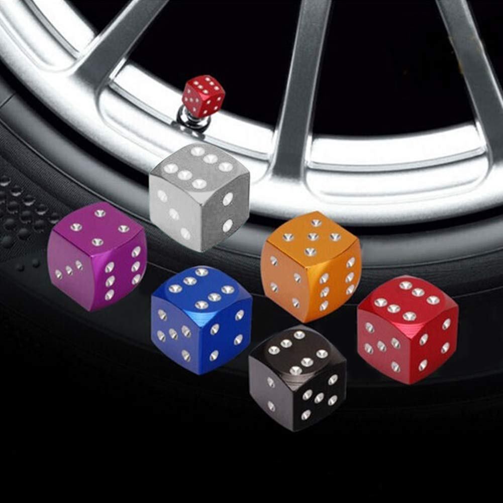 4 Pz/set Tappi Stelo Valvola Della Gomma In Plastica, Dadi In - Foto 5