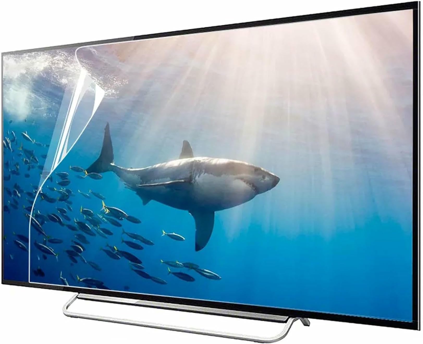 Pellicola Protettiva antiriflesso Opaca per TV da 55 Pollici, Pellicola antiriflesso per Schermo TV, Protezione per Gli Occhi con riduzione dei riflessi della l，