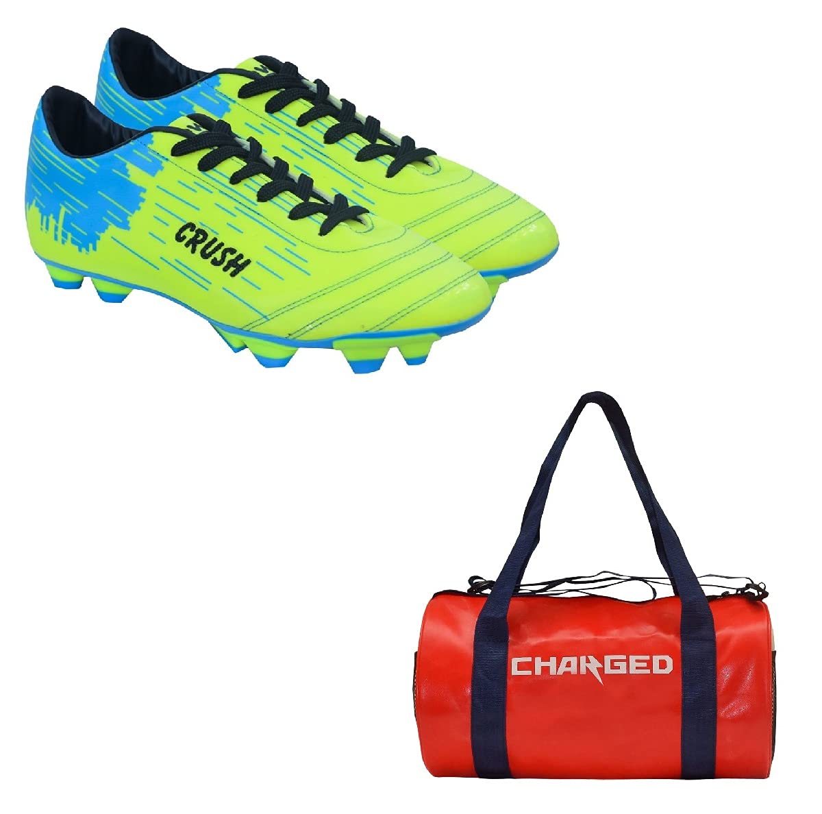 charged Sports Bag Adena Red With Gowin Football Shoe Crush Green Cyan Size-6-picture-42