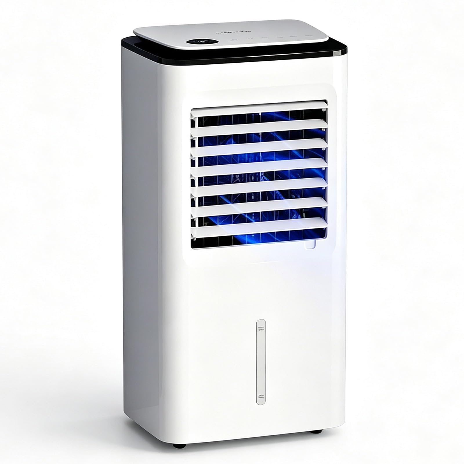 SXKLYRF 3-in-1 Swamp Cooler, Evaporative Air Cooler with Remote, Windowless Portable Air Conditioners with 2 Ice Packs, 24H Timer, 3 Speeds 3 Modes, 60° Oscillation for Home Office