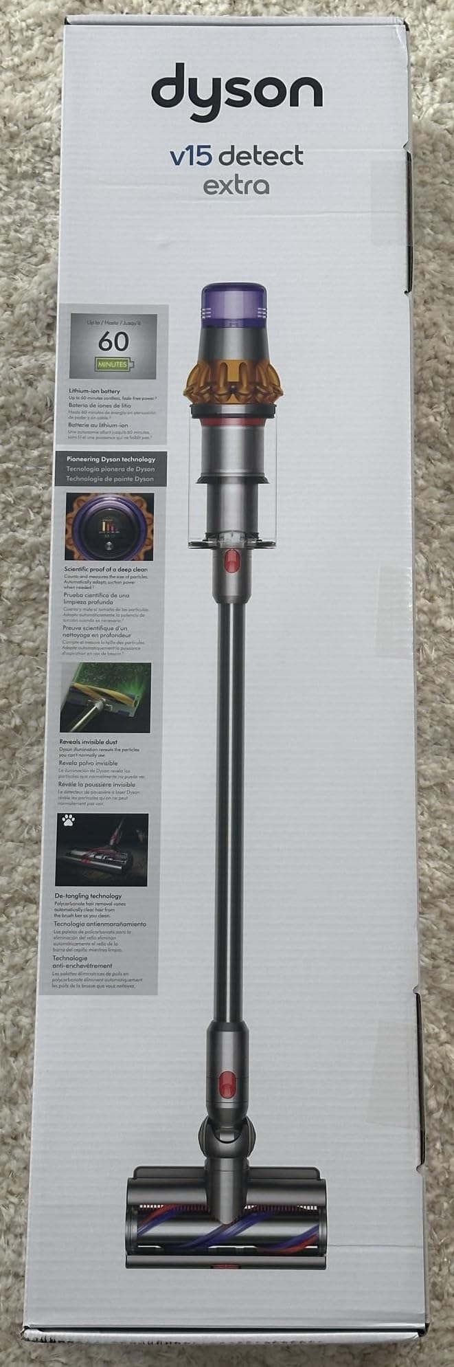 Amazon.com - Dyson V15 Detect Total Clean Extra Cordless Vacuum