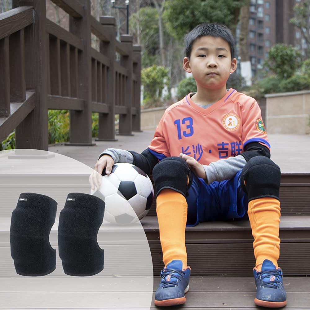 EULANT Rodilleras Voleibol para Niño/Adolescentes/Adulto,Rodillera Deportiva,Ajustable Esponja Protector de Rodilla para Fútbol Portero Balonmano Danza Patinaje Esquí Gimnasia Ritmica Senderism — view 2