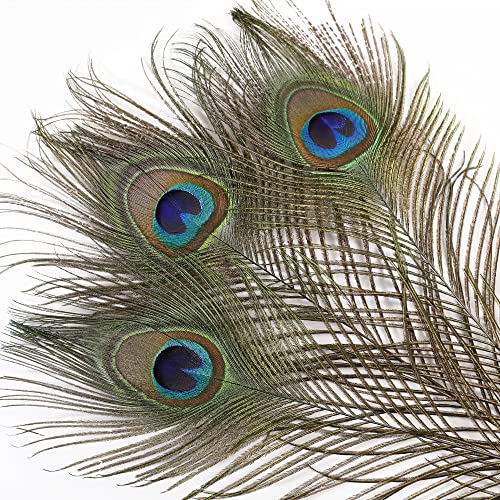 Soarer Long Peacock Feathers Bulk- 25Pcs 32-35 Inches Feathers For Vase, Holiday Decoration And Diy Crafts #TOP3