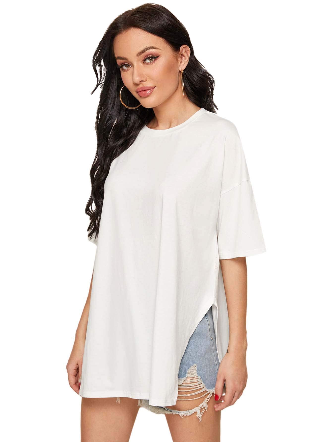 Floerns Blusa de oficina con cuello de empalme de encaje para mujer