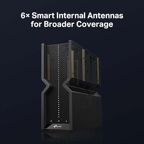 Miniatura 6 de TP-Link Tri-Band BE9300 WiFi 7 Router Archer BE550  6-Stream 9.2Gbps  Puertos de alta velocidad  USB 3.0  6 antenas internas inteligentes  Clientes