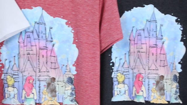 Camiseta Mágica Magic Kingdom: Camisetas Gráficas De Castillo Para Mujer, Camisetas De Manga Corta Para Vacaciones Familiares, Trajes Casuales De Vacaciones, Negro B, Pequeña
